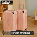 [Llevá 2 Pagá 1] Valija de Viaje de Alta Capacidad en Policarbonato con Forro Interno y Divisiones Inteligentes