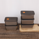 Kit de 16 Recipientes de Acero Inoxidable Línea Premium con Tapa Antifugas Resistente al Congelador y a Altas Temperaturas