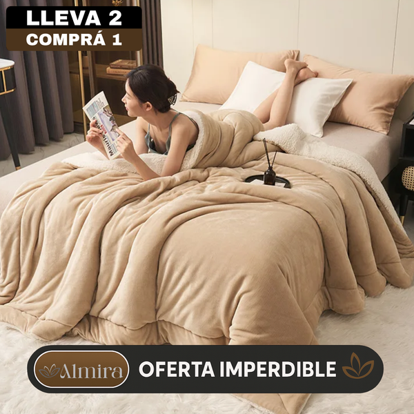[Llevá 2 Pagá 1] Manta de Lujo FlannelDream 100% Lana (¡Calor Intenso y Suavidad Incomparable!)