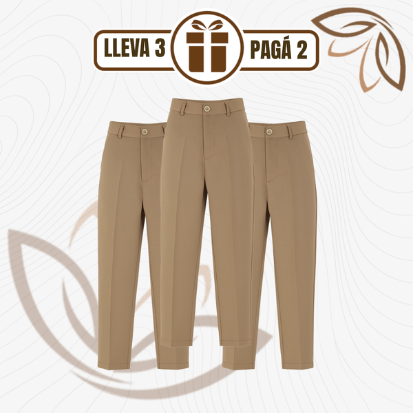 [Llevá 3 Pagá 2] Pantalón de Sastrería Aurora con Tiro Alto (¡Sofisticación y Comodidad en un Solo Look!)