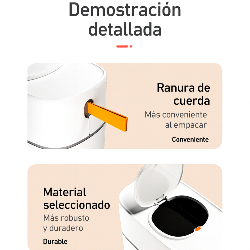 [Llevá 2 Pagá 1] Tacho Smart Touch con Tecnología Antibacteriana