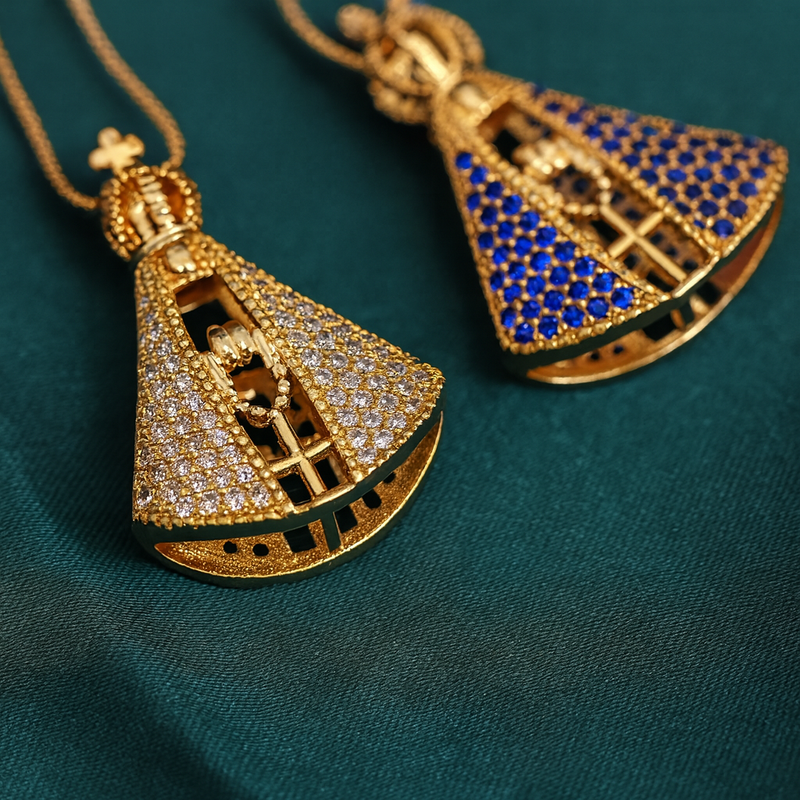 [Llevá 2 Pagá 1] Collar en Piedras de Circonia Bañado en Oro