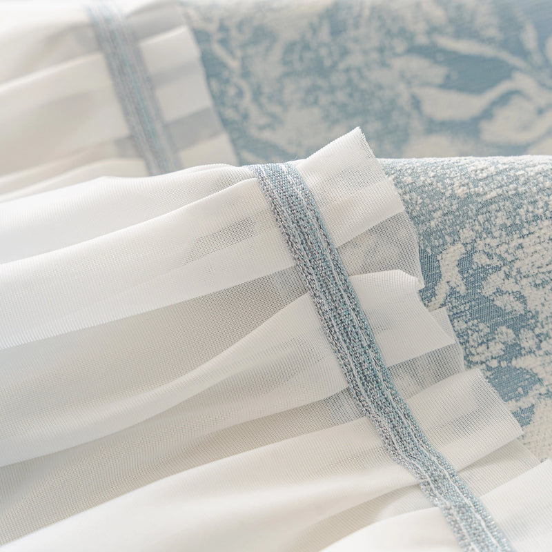 [Llevá 2 Pagá 1] Funda para Sofá Vera de Algodón y Viscosa con Estampa Elegante y Faldones Laterales +REGALO: 2 Almohadas