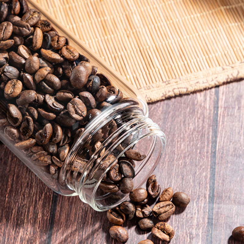 Conjunto de Potes Herméticos Organizadores en Vidrio con Tapa de Roble de Alta Hermeticidad