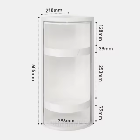 [Llevá 2 Pagá 1] Armario Organizador Portátil Giratorio de 3 Niveles +REGALO: Porta especiero