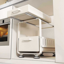 [Llevá 2 Pagá 1] Porta Condimentos Completo en Acero Inoxidable con Cajones Articulados