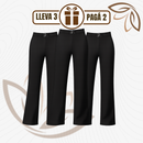 [Llevá 3 Pagá 2] Pantalón Social Femenino en Seda Hielo y Poliéster Diorah (Diseño Fino y Encantador)