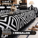[Llevá 2 Pagá 1] Funda para Sofá Confortable (Calidad y Comodidad Para Tu Hogar) +2 REGALOS: 2 Fundas para Almohadones
