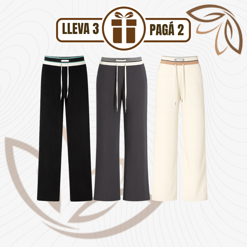 [Llevá 3 Pagá 2] Pantalón Femenino en Algodón y Poliéster (¡El Encanto de la Mujer Moderna!)