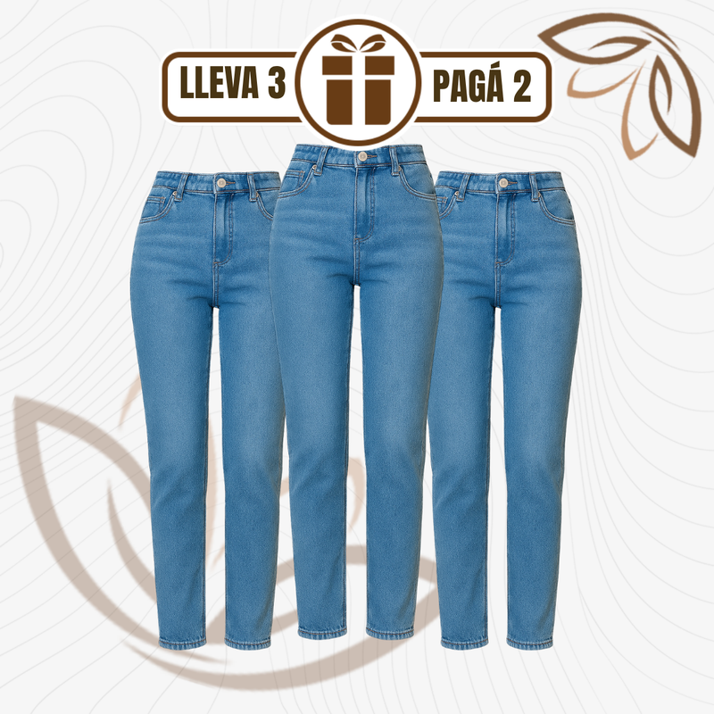 Llevá 3 Pagá 2] Jean Femenino Antolena Skinny de Tiro Alto y Caída a Medida (¡Corte moderno y delicado!)