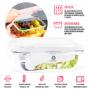 [Pagás 4, Te Llevás 8] Set de Recipientes Herméticos de Vidrio Templado